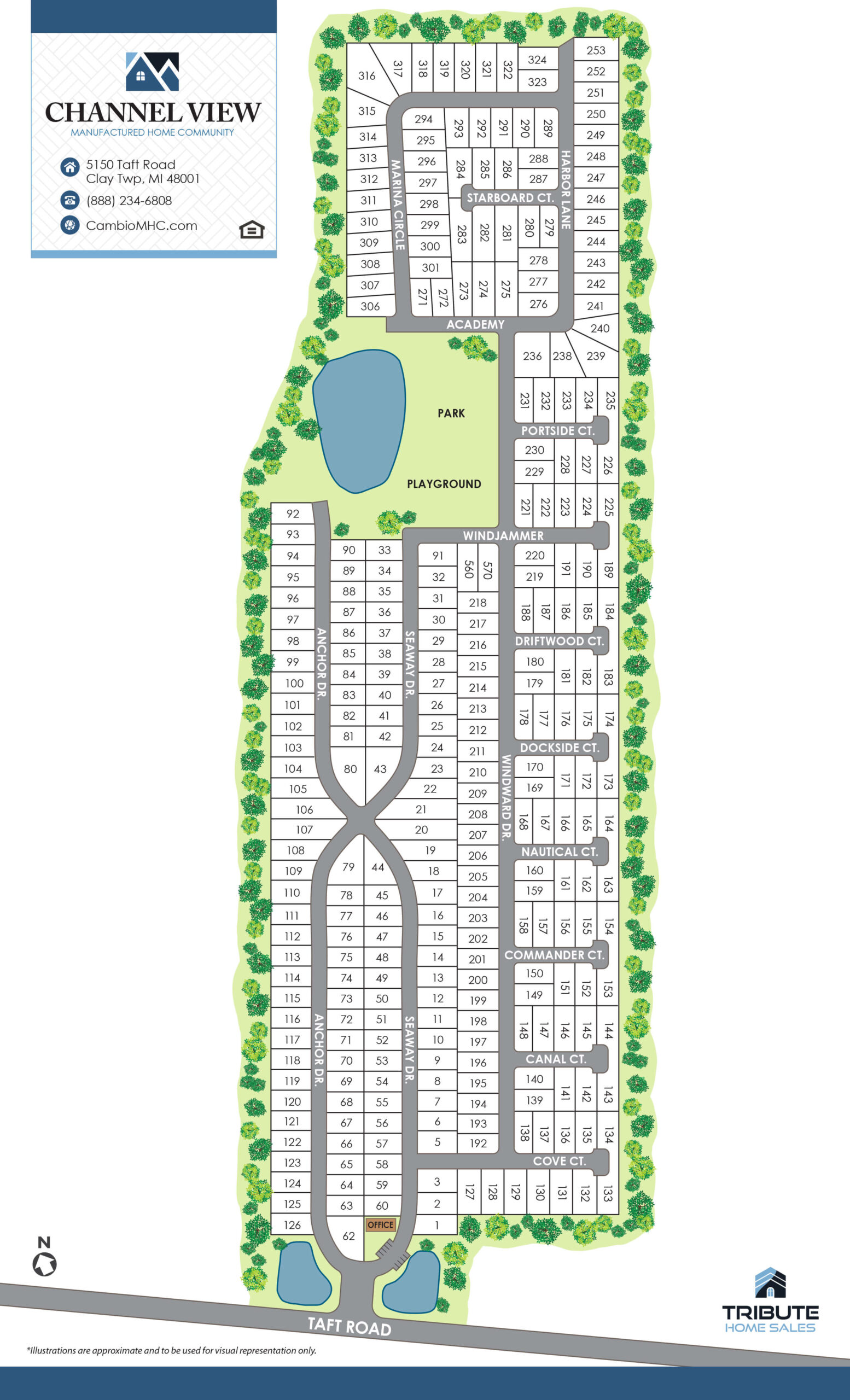 Channel View Site Plan
