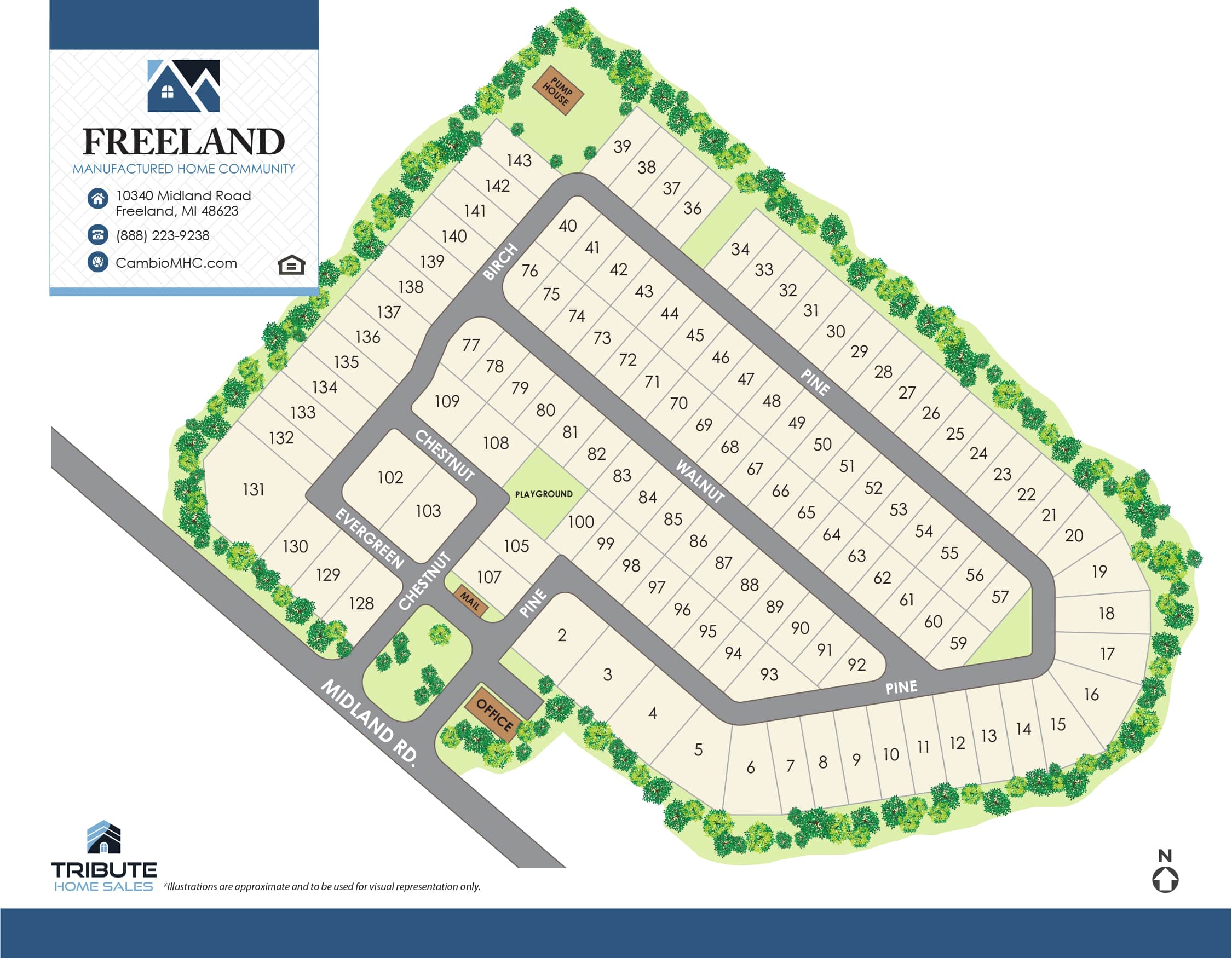 Freeland Site Map