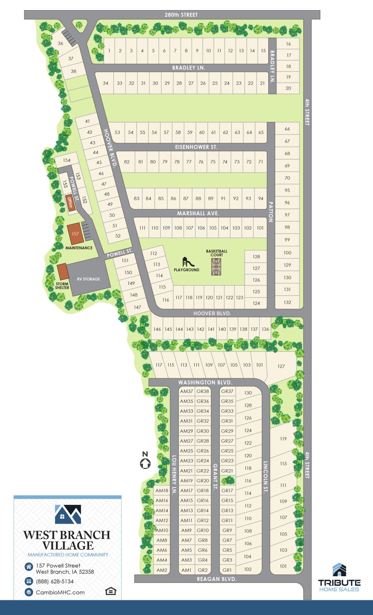 West Branch Village Site Plan
